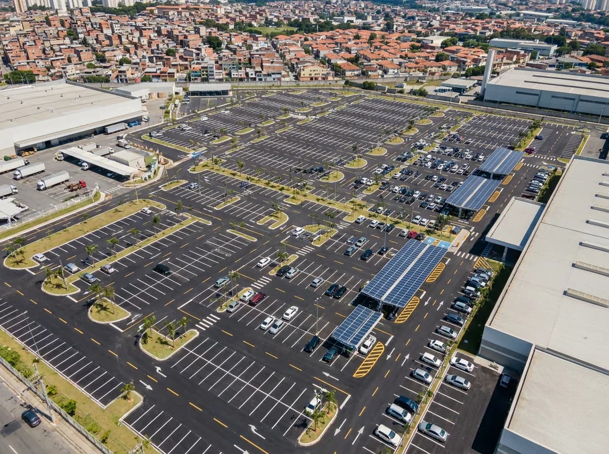 Estacionamentos de grande porte