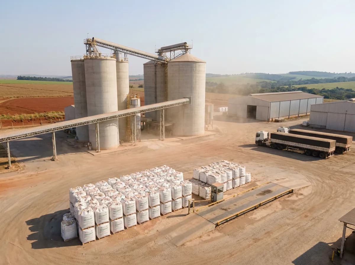 Indústria de fertilizantes
